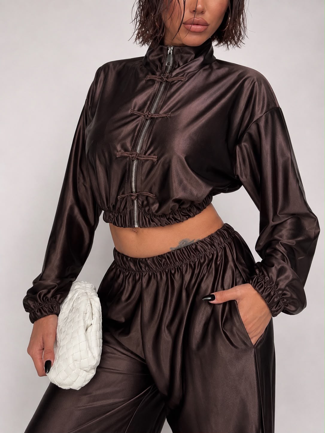 Completo Kor silk - Brown
