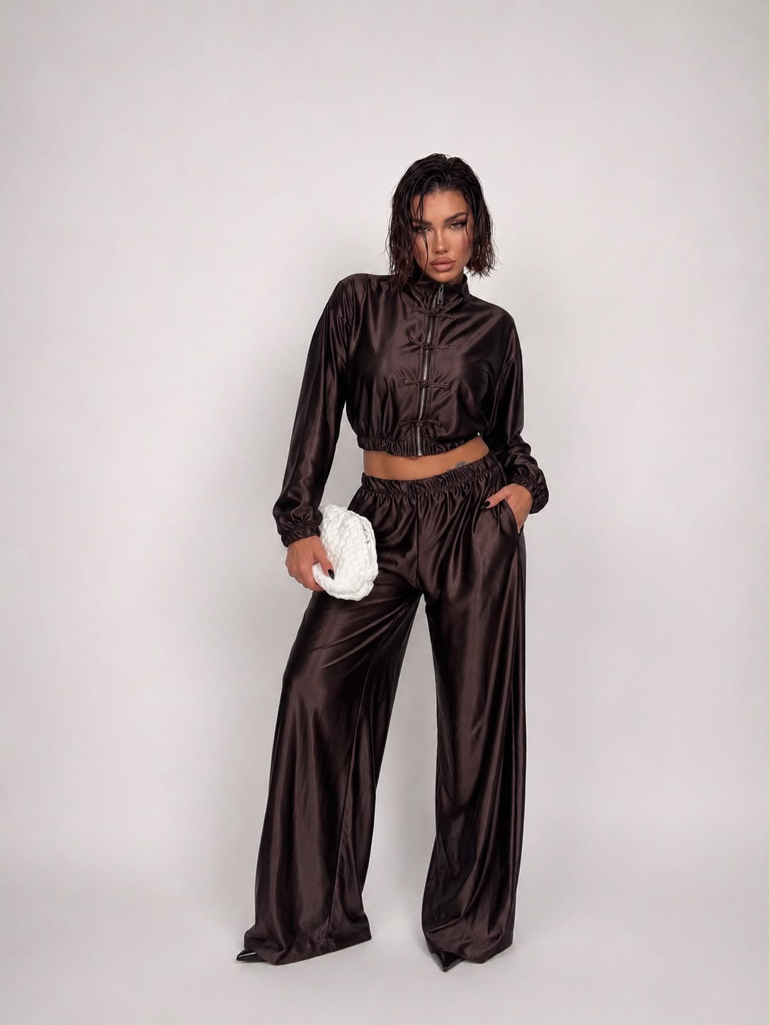 Completo Kor silk - Brown
