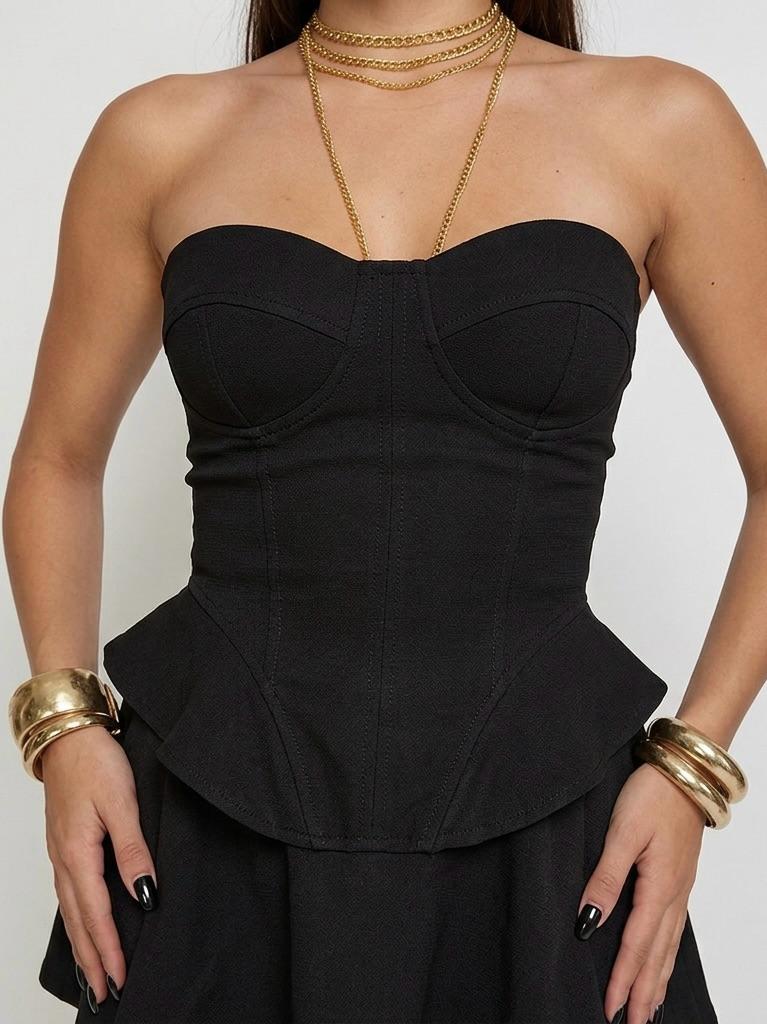 Top Suede Mood - Black