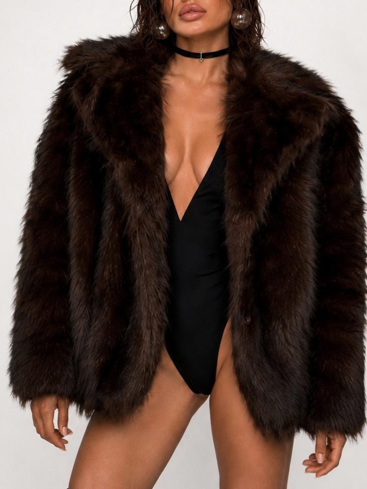 Pelliccia Selena - Brown