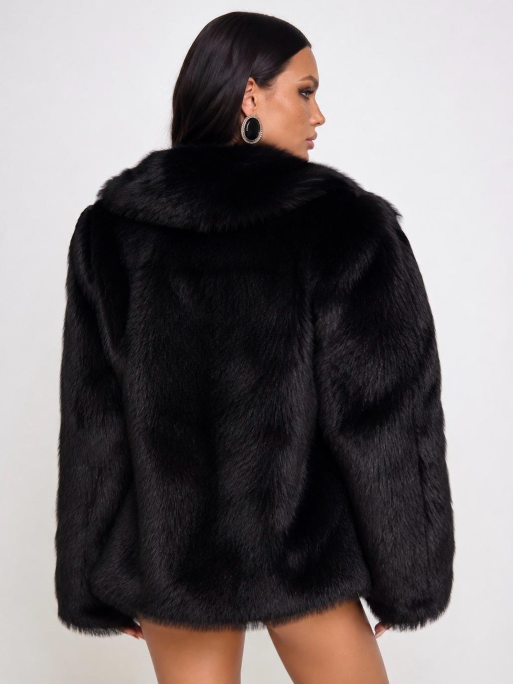 Pelliccia Selena - Black