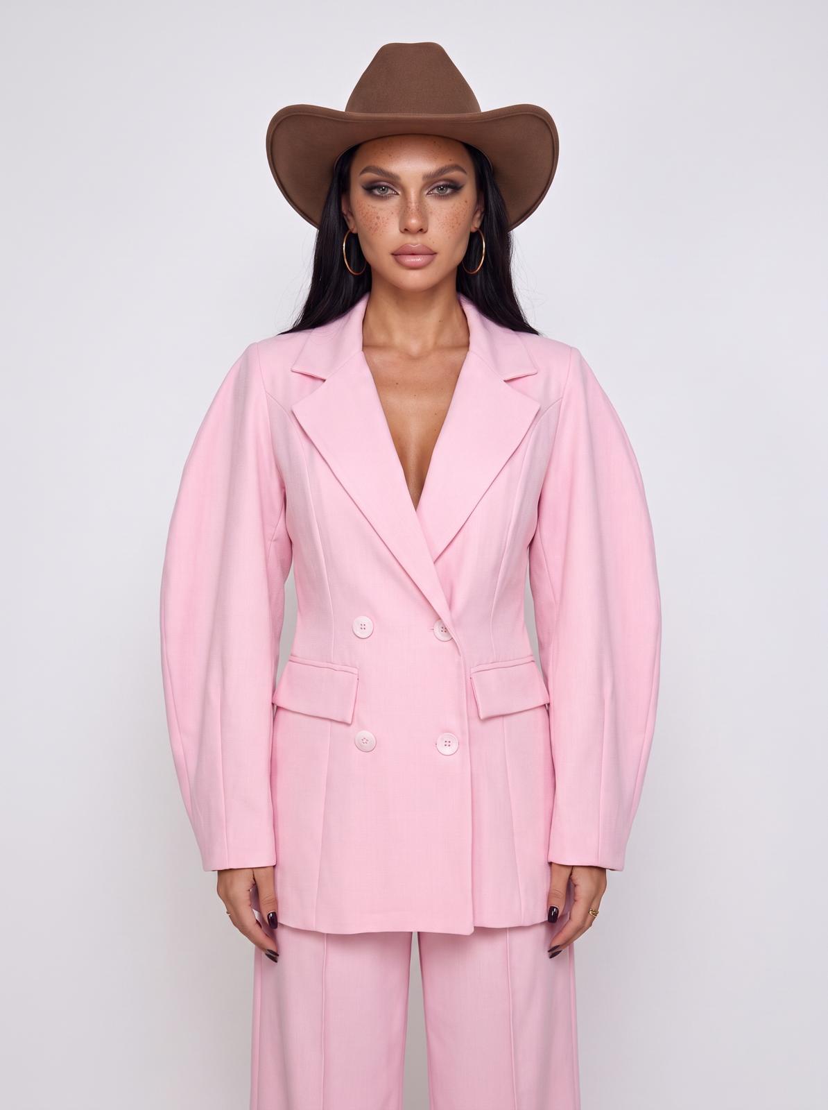 Completo Double Breasted-Pink