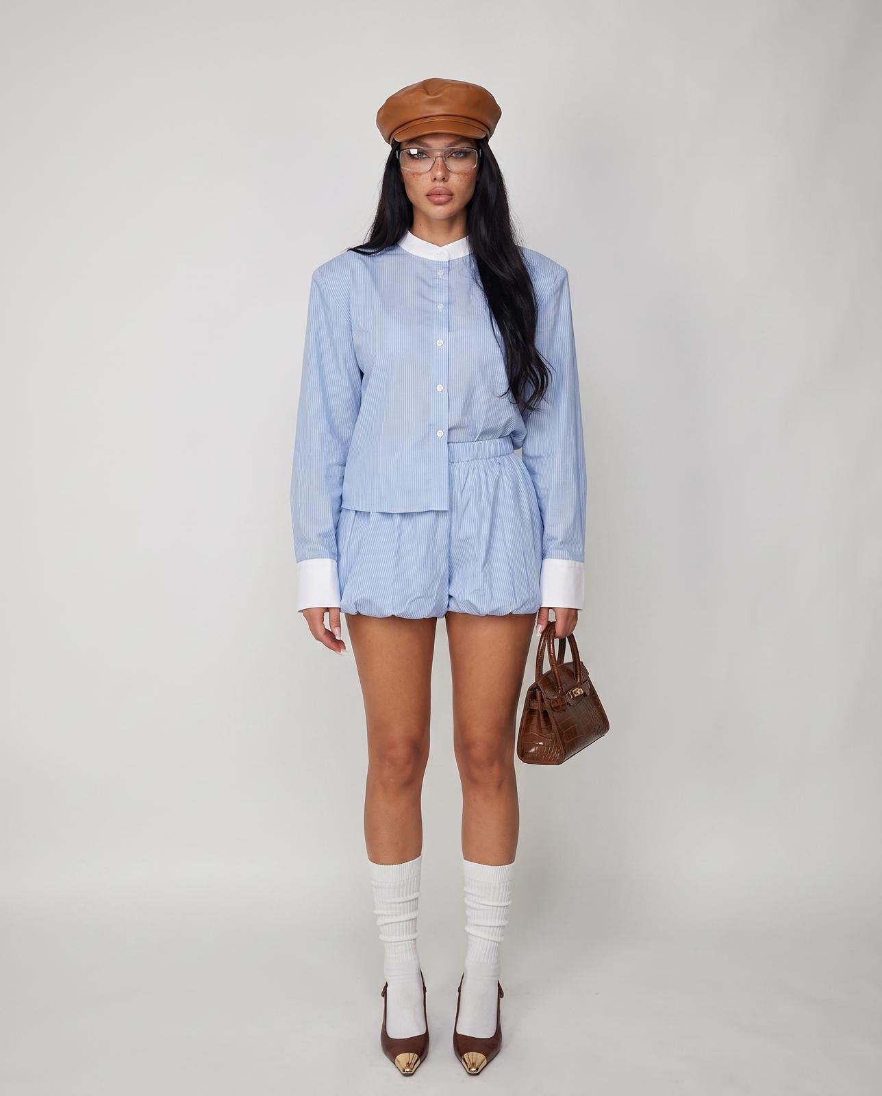Cord Set Checkmate-Light Blue