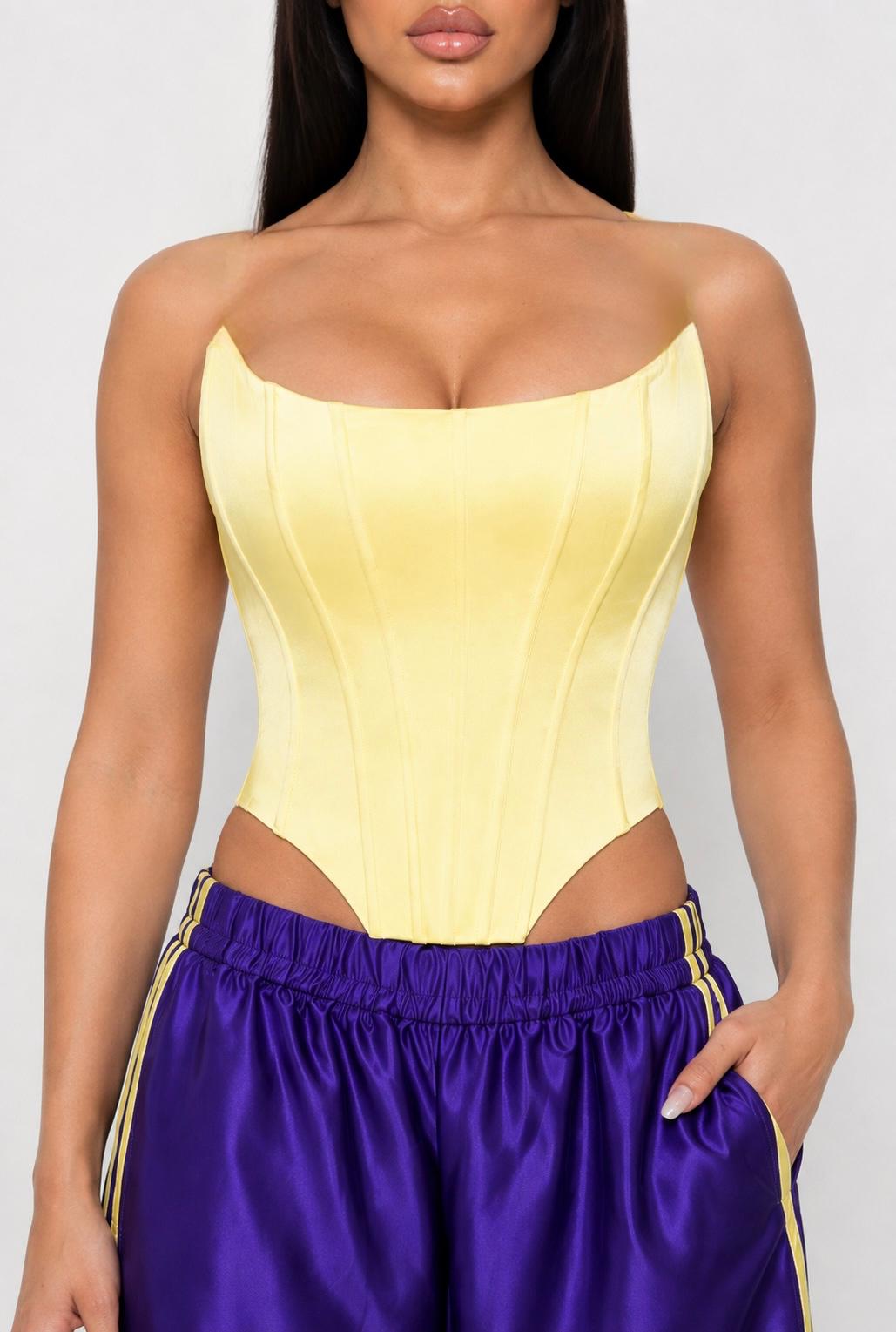 Corset Bare Form-Yellow