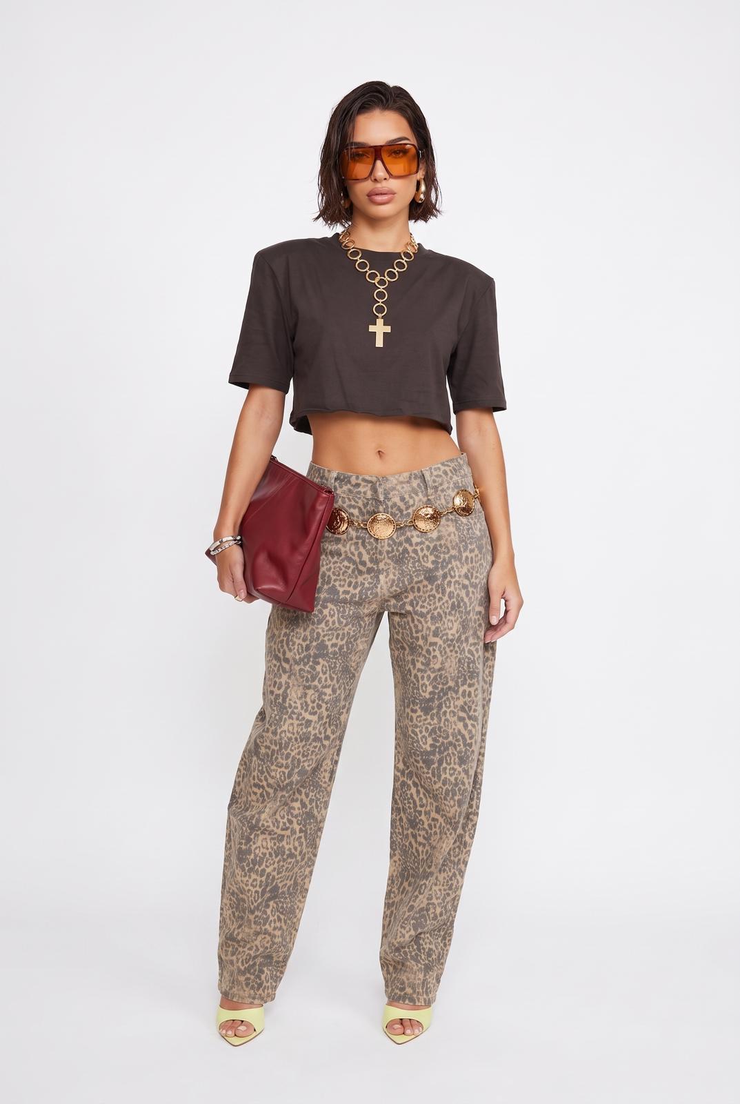 Top Power Tee-Brown