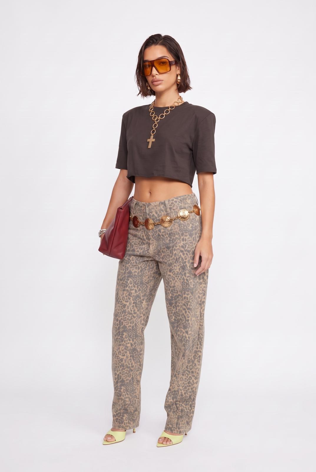 Top Power Tee-Brown