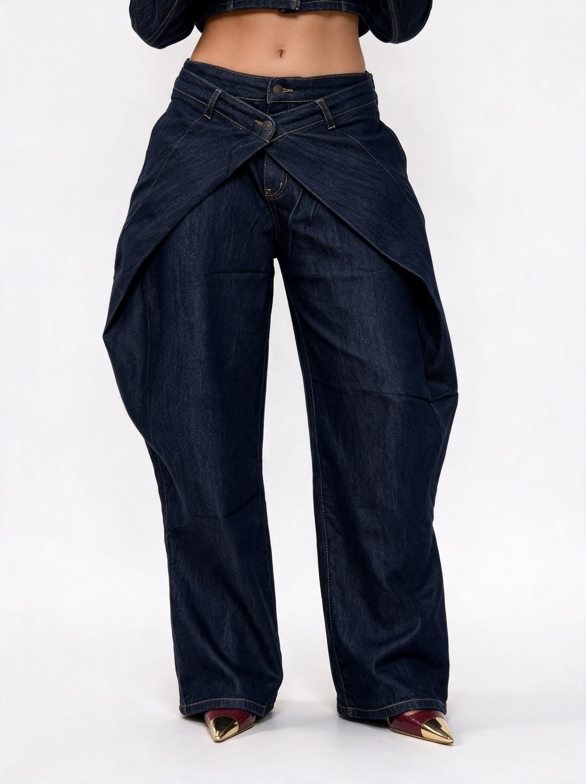 Jeans Offset Blu