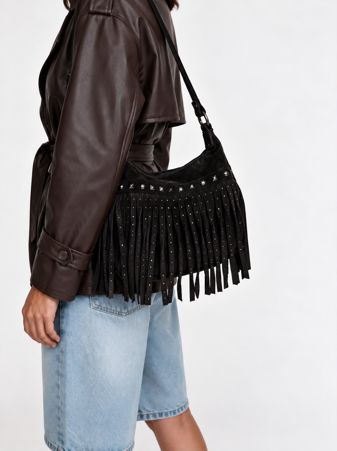 Borsa Studded Rebel-Black