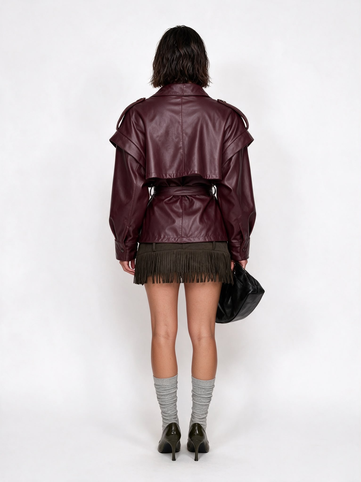 Trench London-Cherry Red