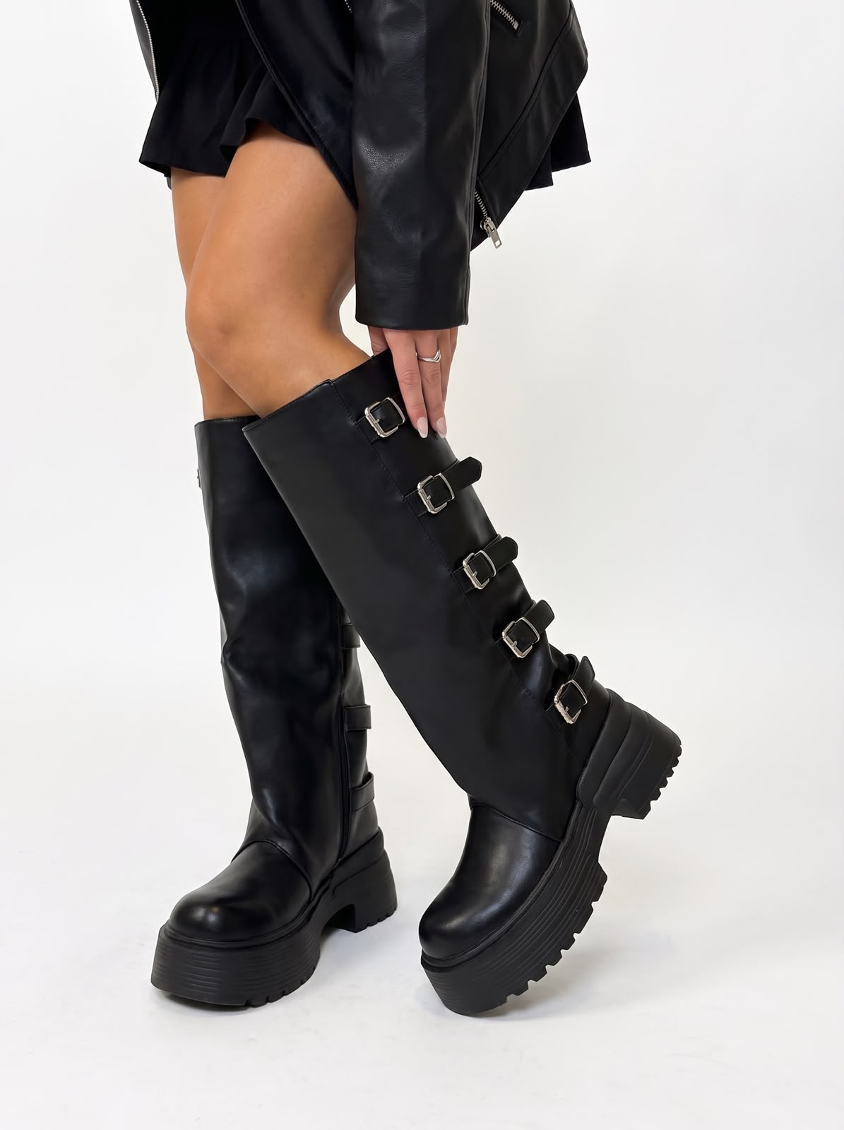 Stivale Buckle Chunky
