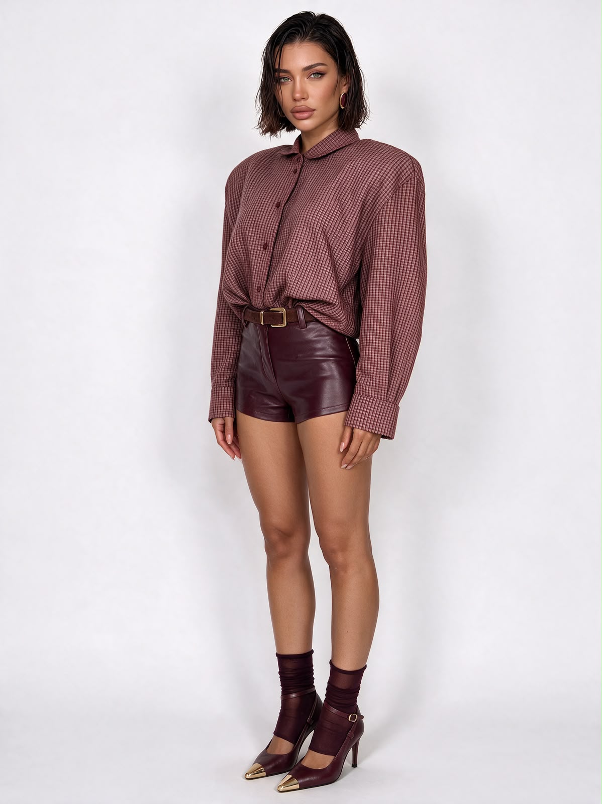Shorts Heat-Cherry Red