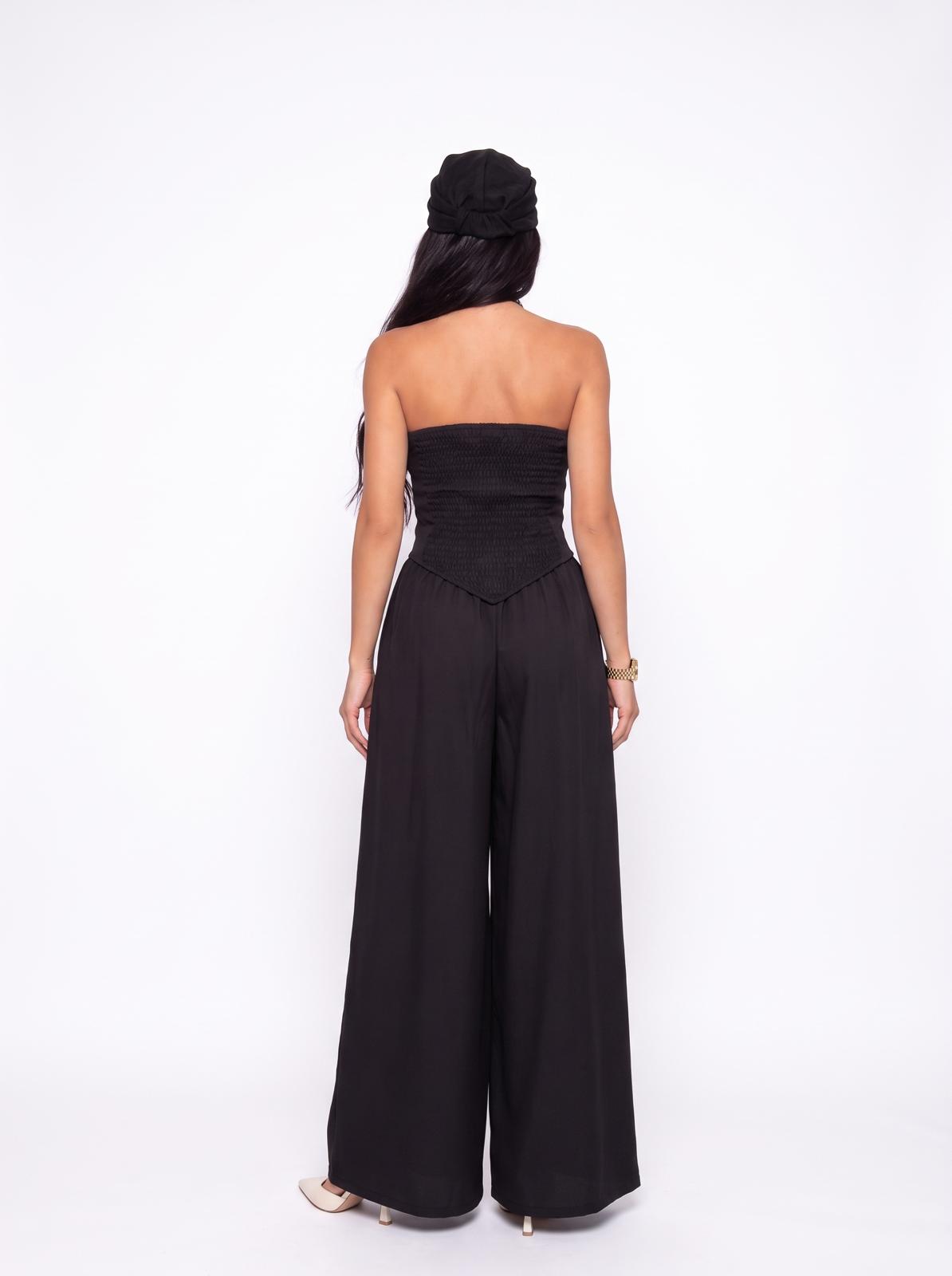 Strapless Jumpsuit-Black