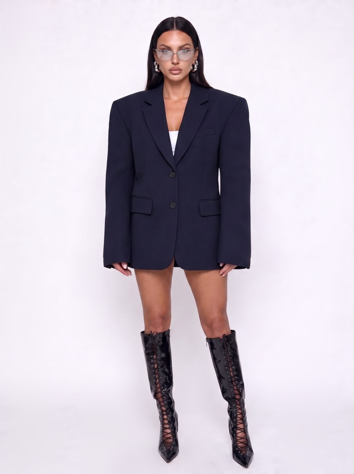 Blazer Oversized Ego-Blue