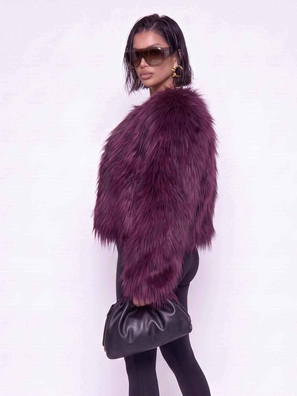 Pelliccia-Cherry Red