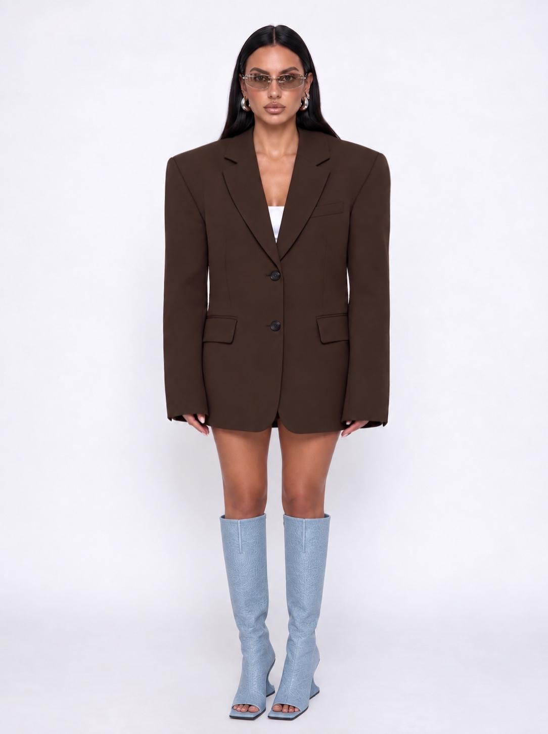 Blazer Oversized Ego - Brown