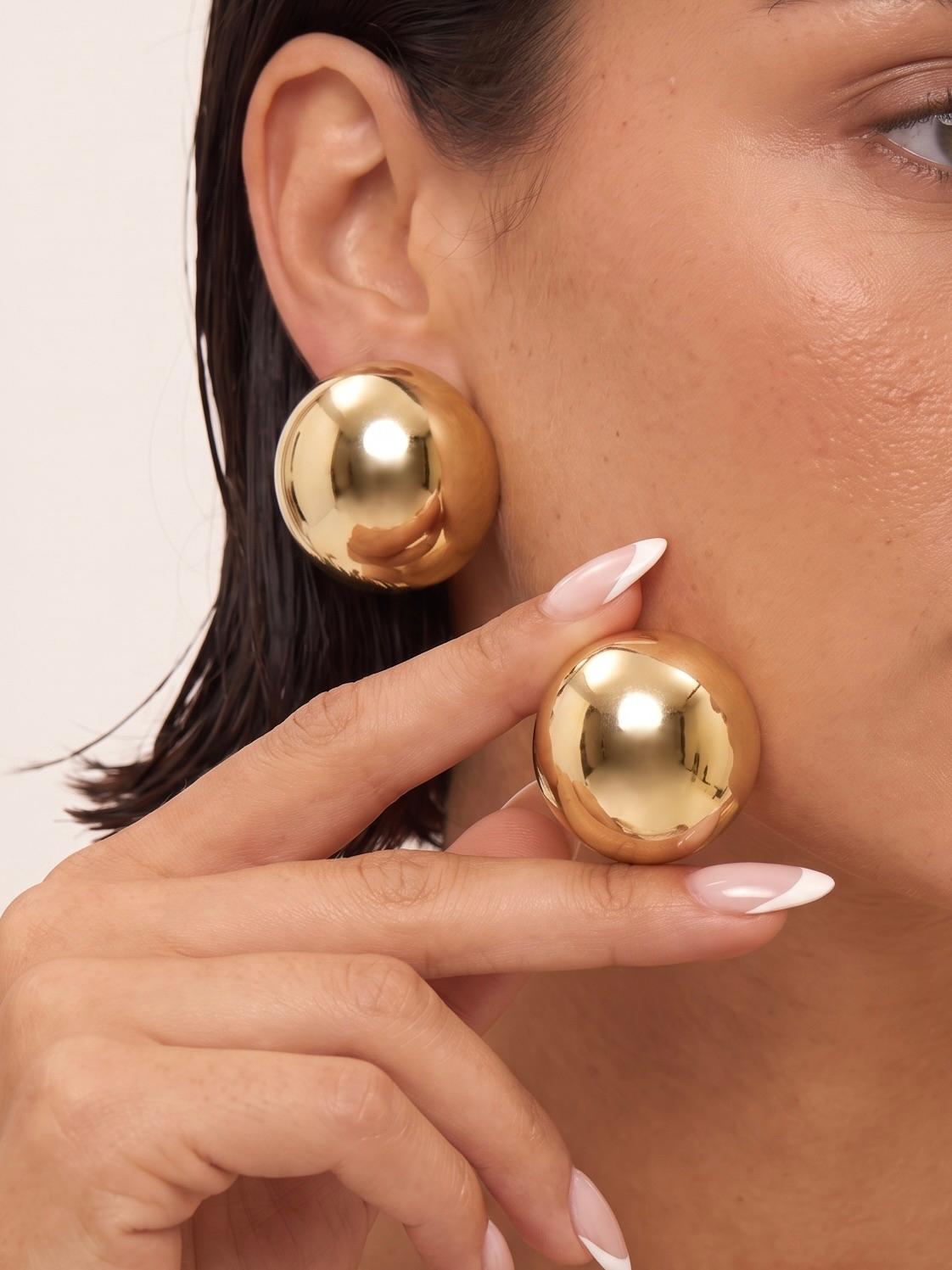 Orecchini Bare Circle-Gold