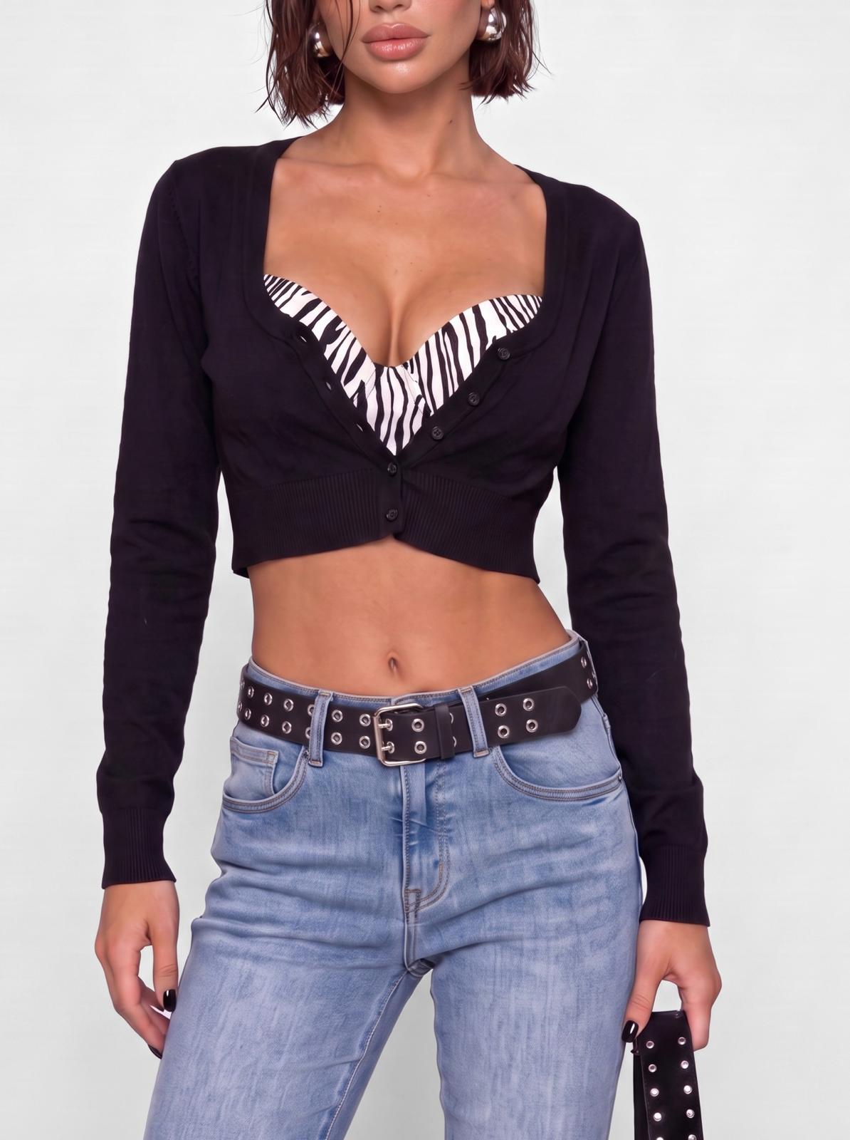 Cardigan Pretty Button