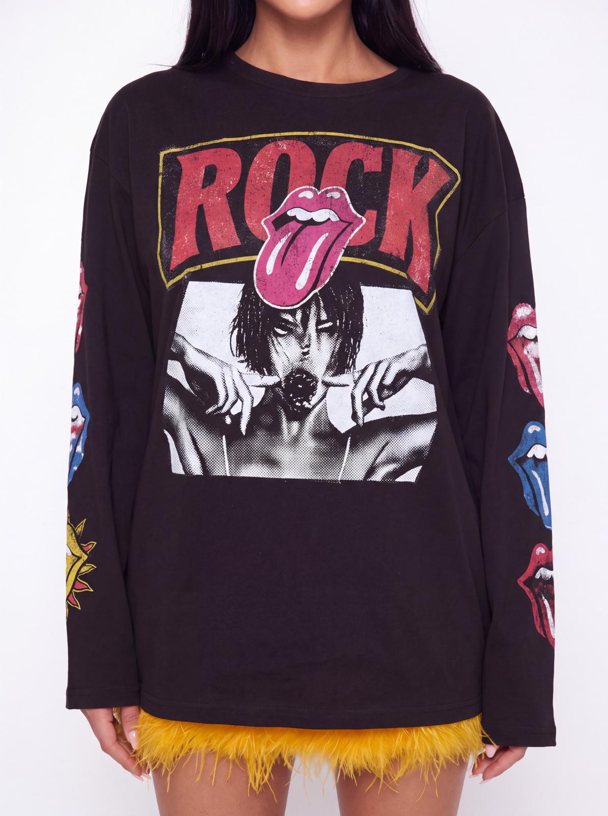 Maglia Rock Baby-Black