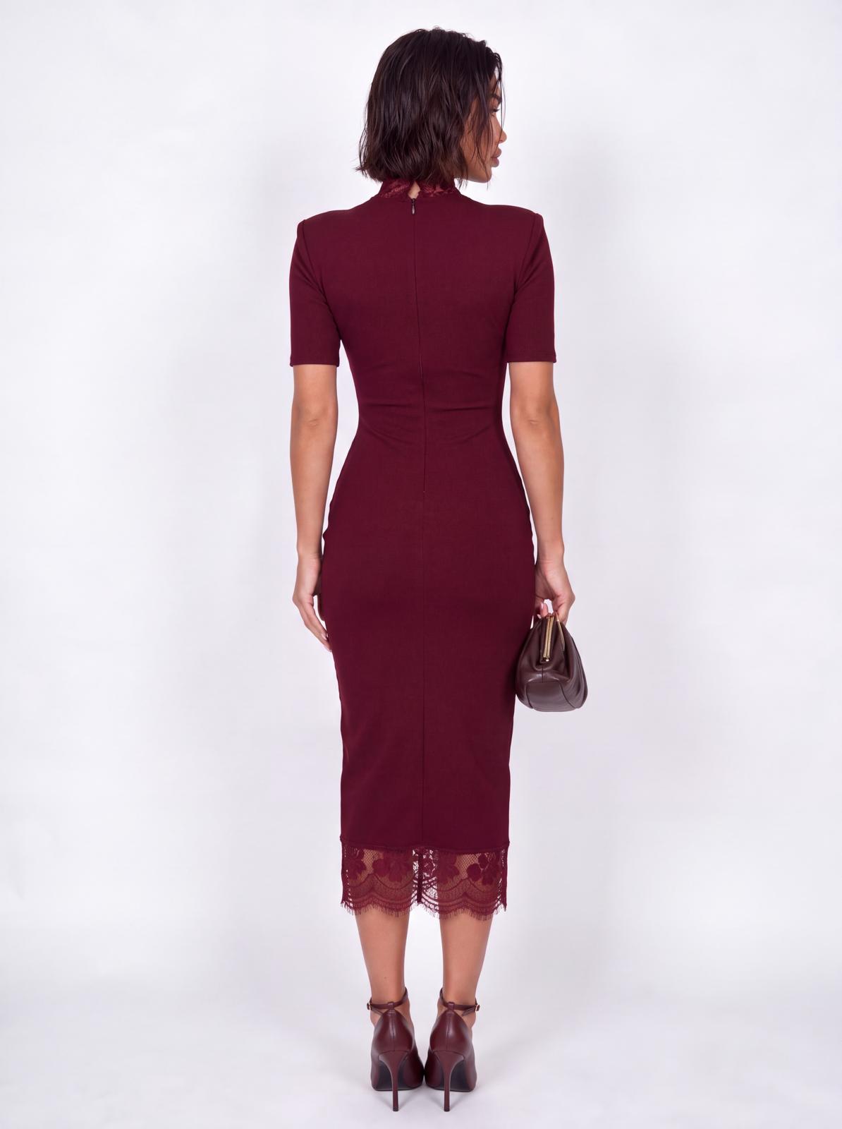 Abito Lace Juliet-Cherry Red