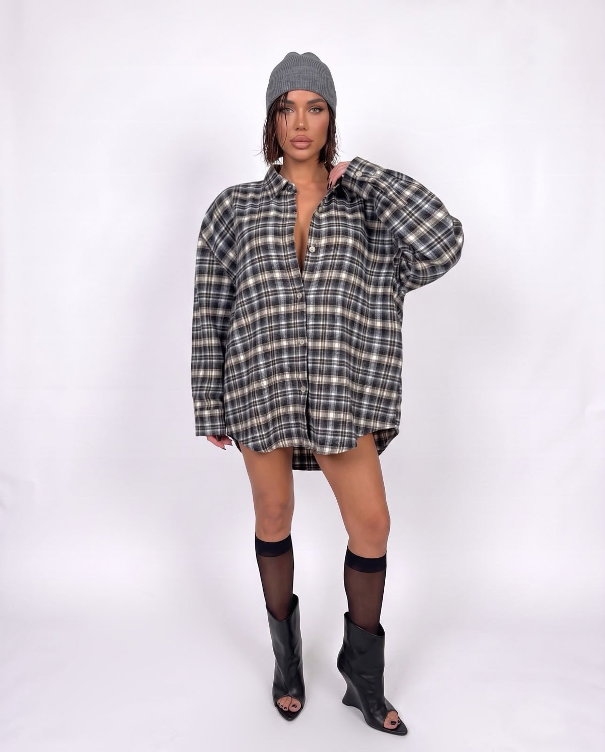 Country Check Shirt - Black