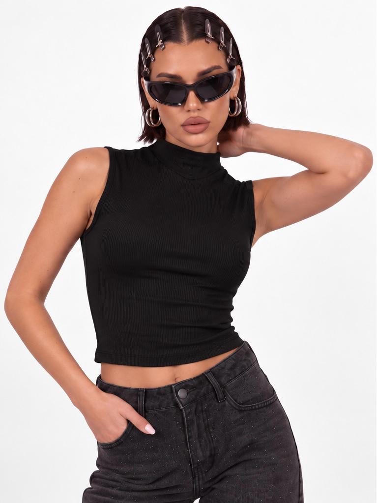 Top Willow Tank-Black