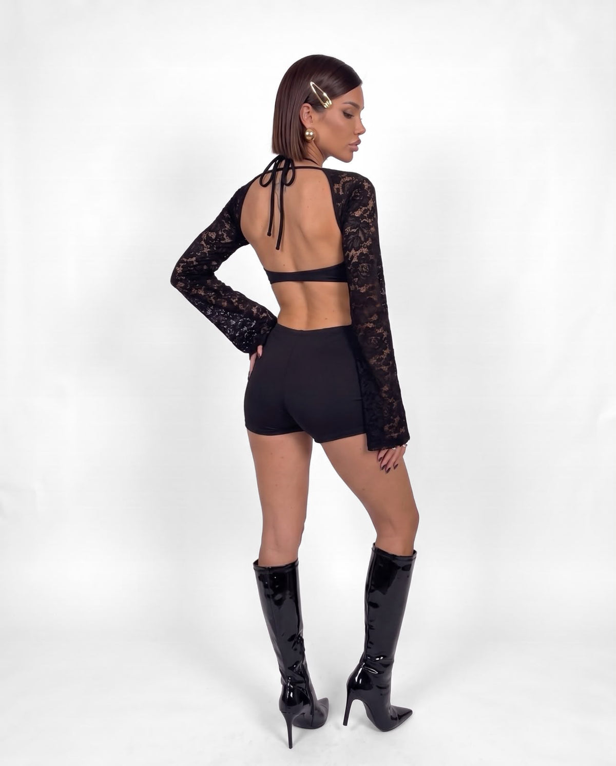 Abito Lace Overlay