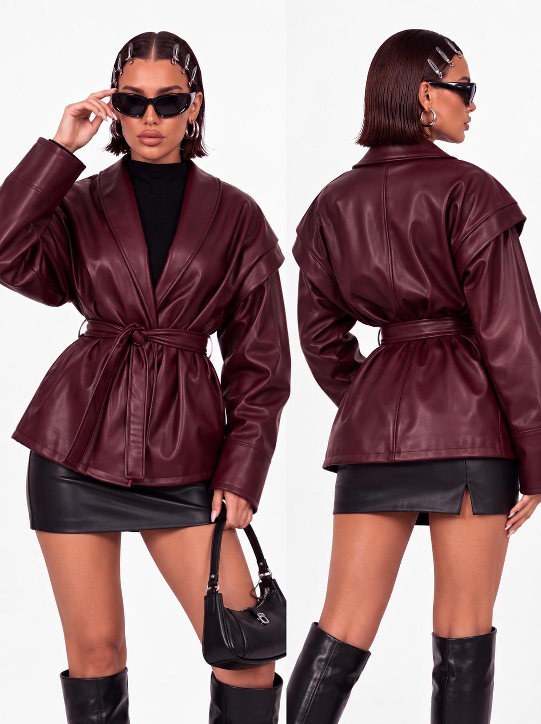 Trench London-Cherry Red