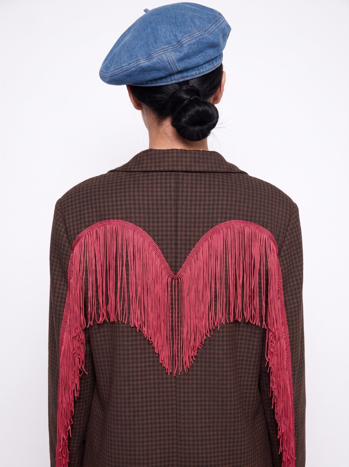 Blazer Red Fringe