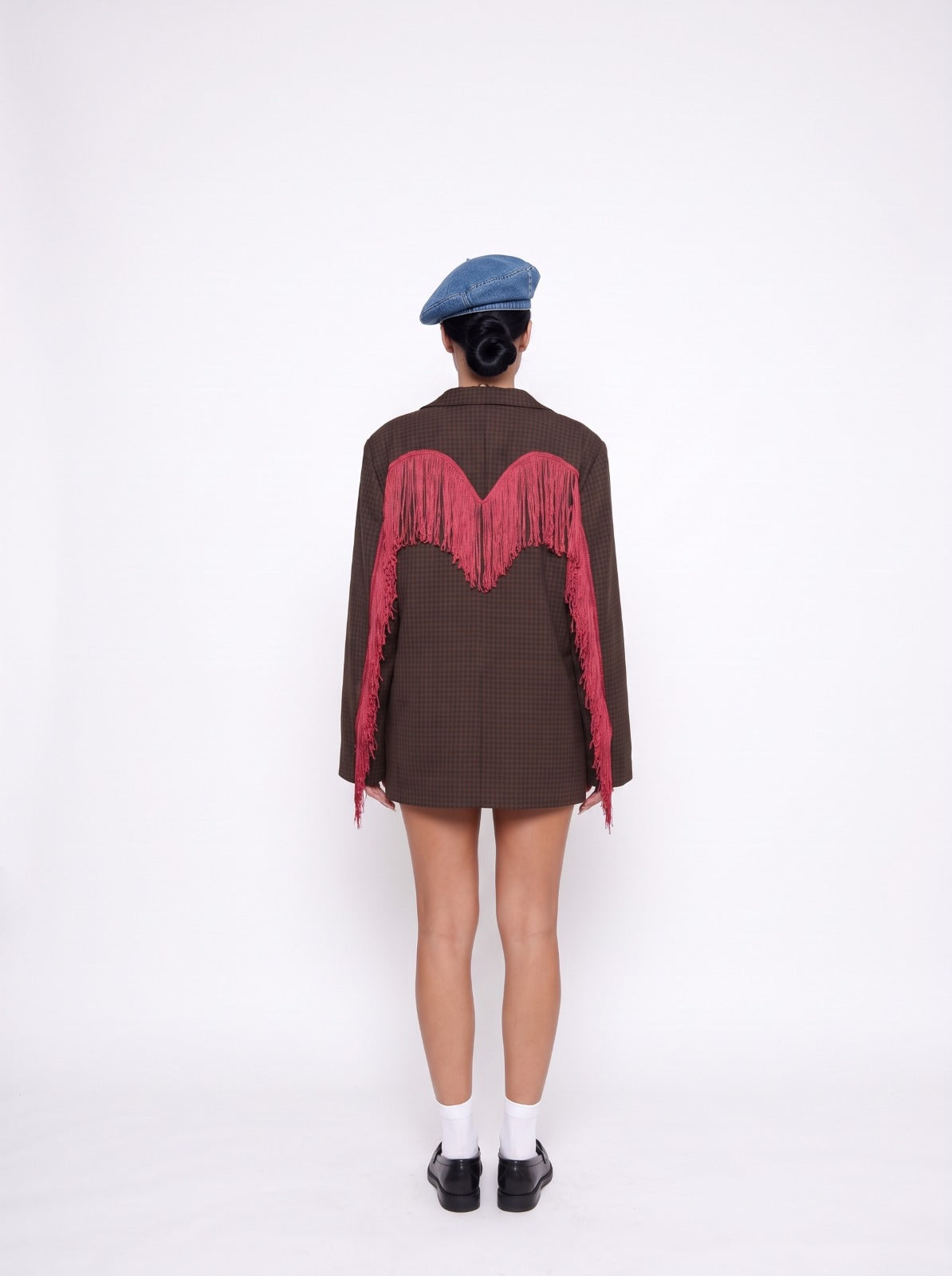 Blazer Red Fringe