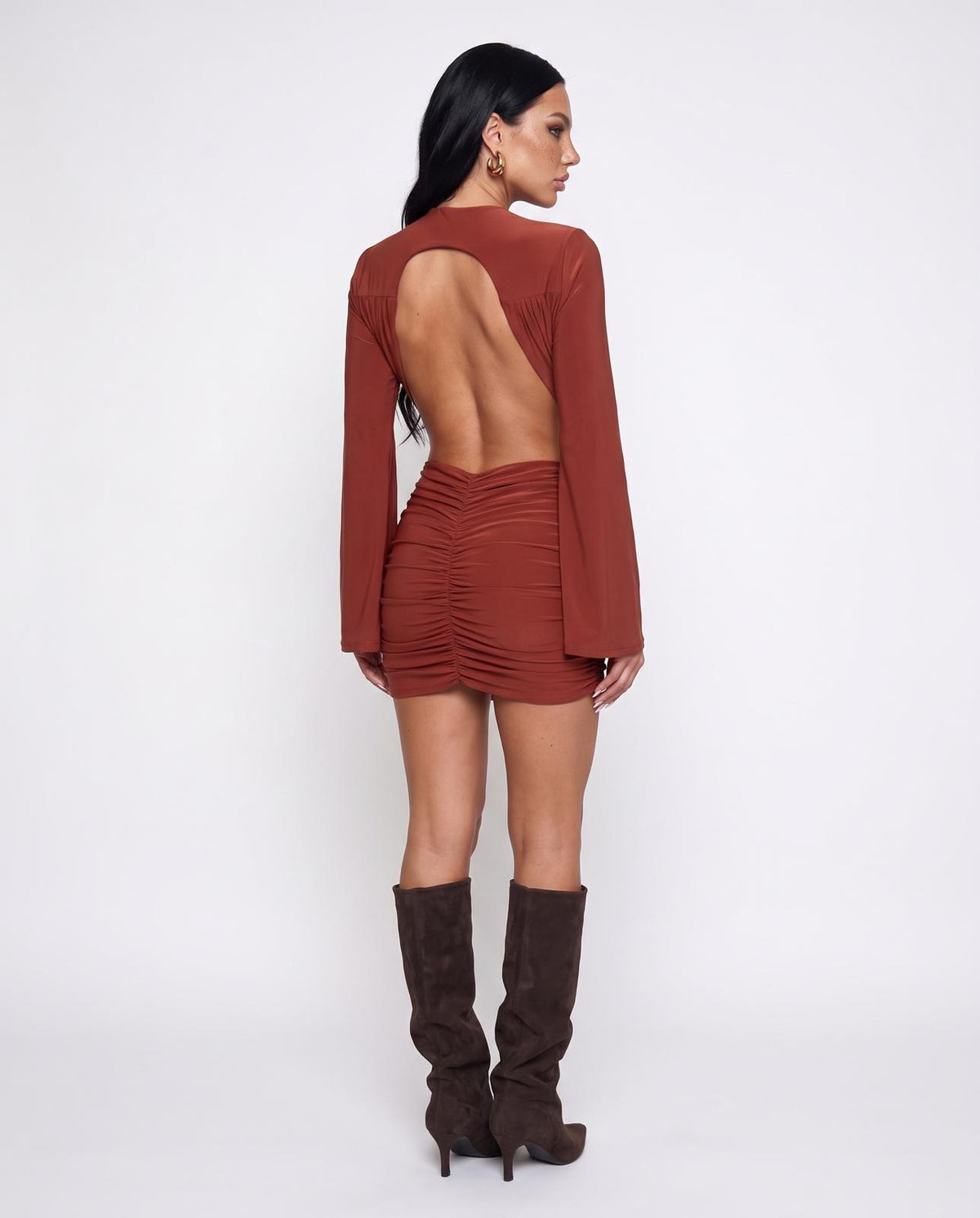 Abito Rust Draped