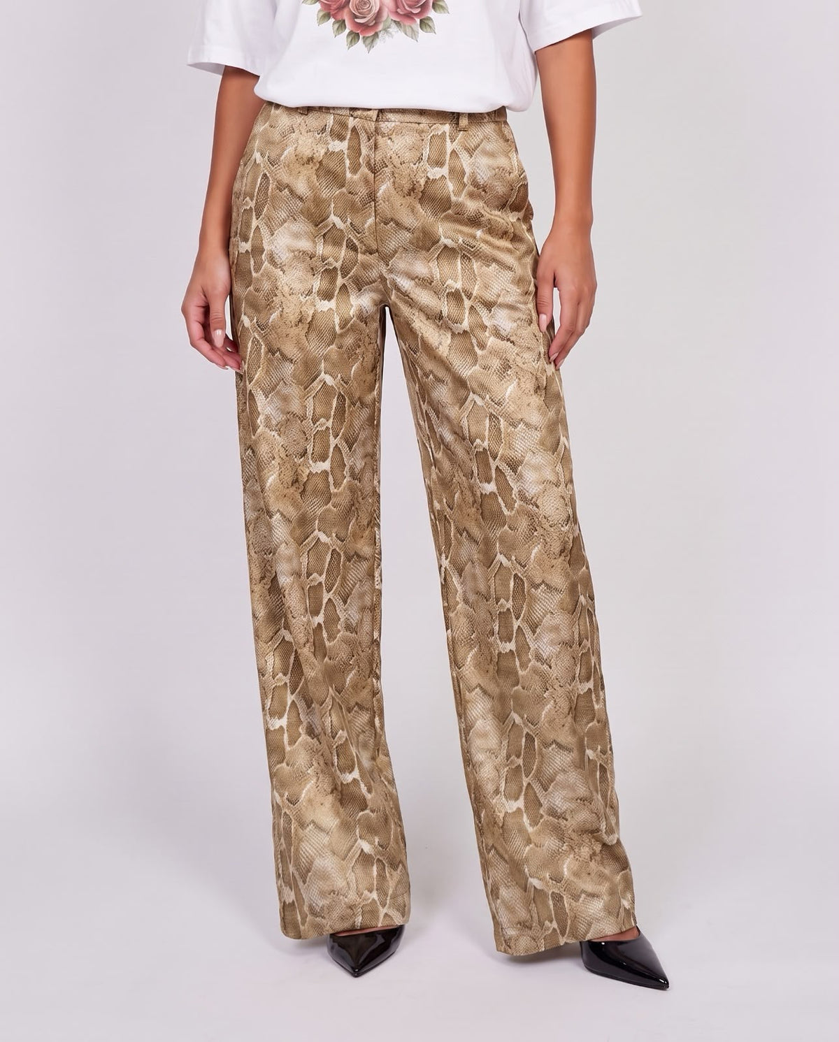 Pantalone Toxic Love-Beige
