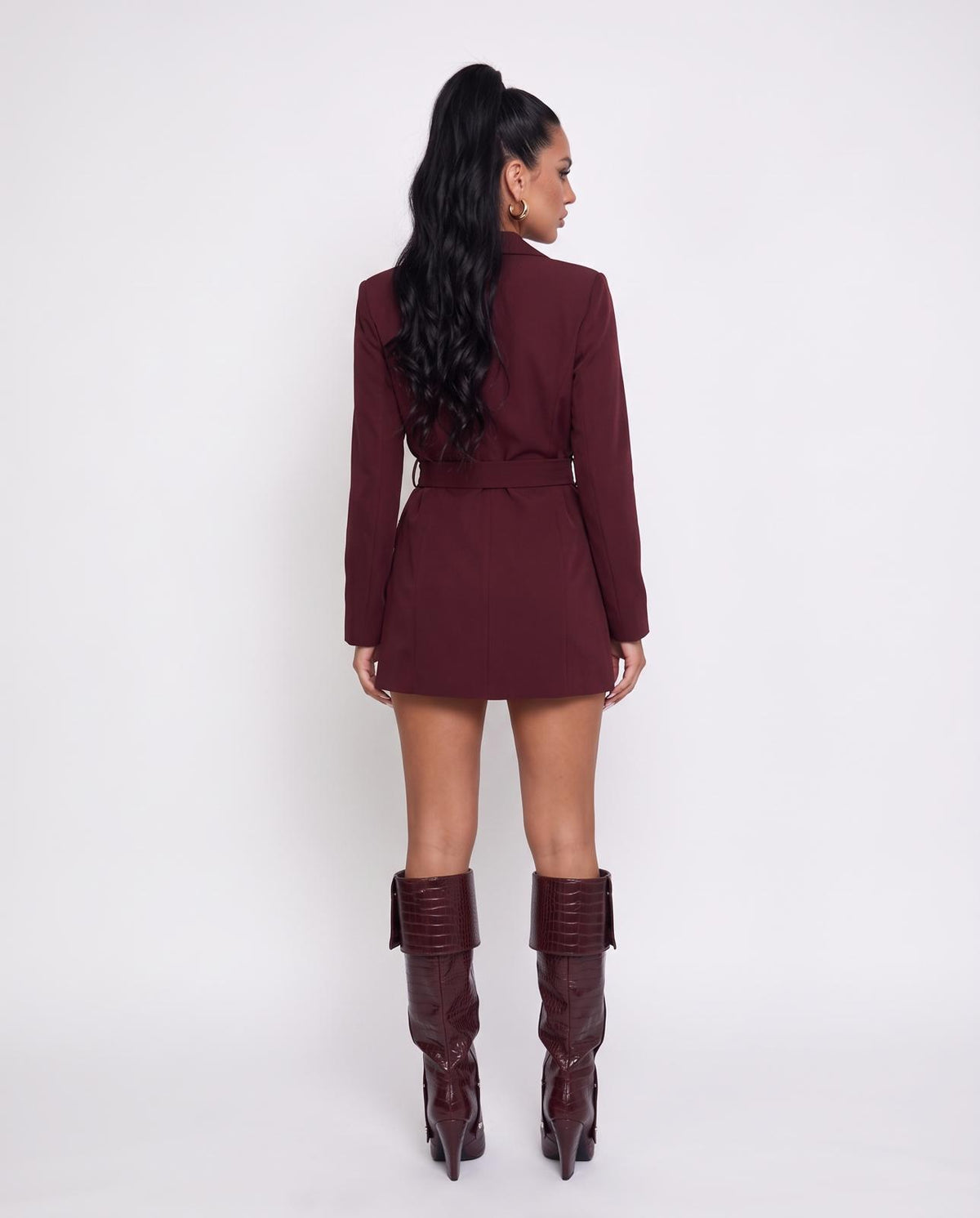 Abito City Femme-Cherry Red