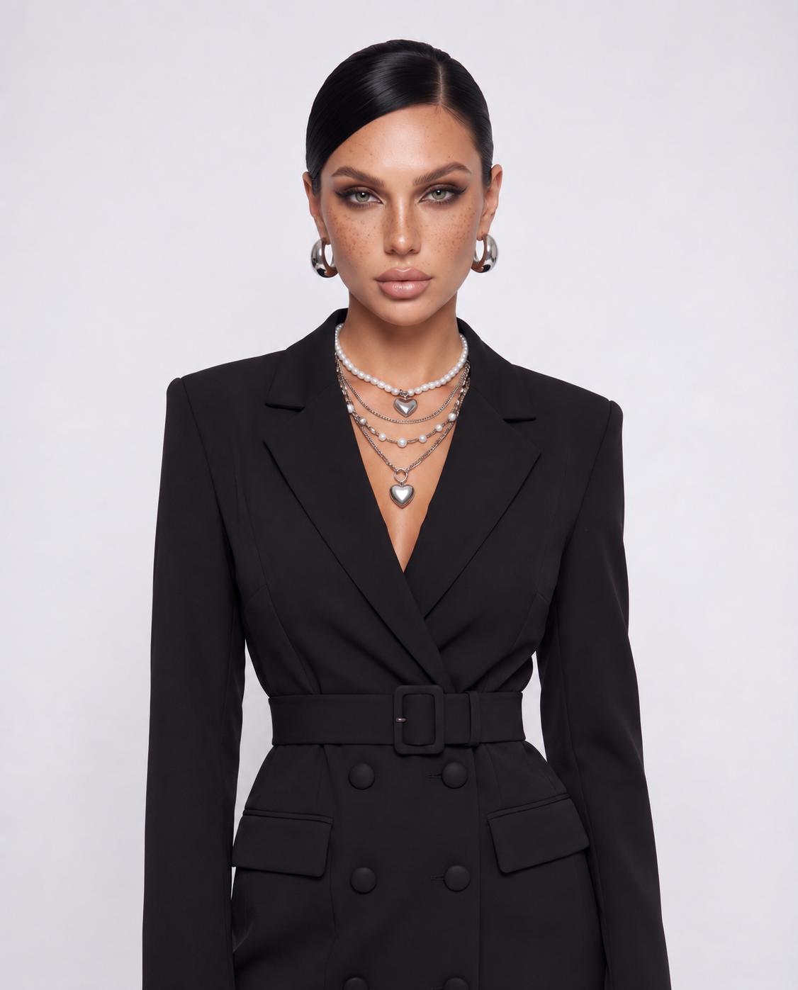 Abito City Femme-Black