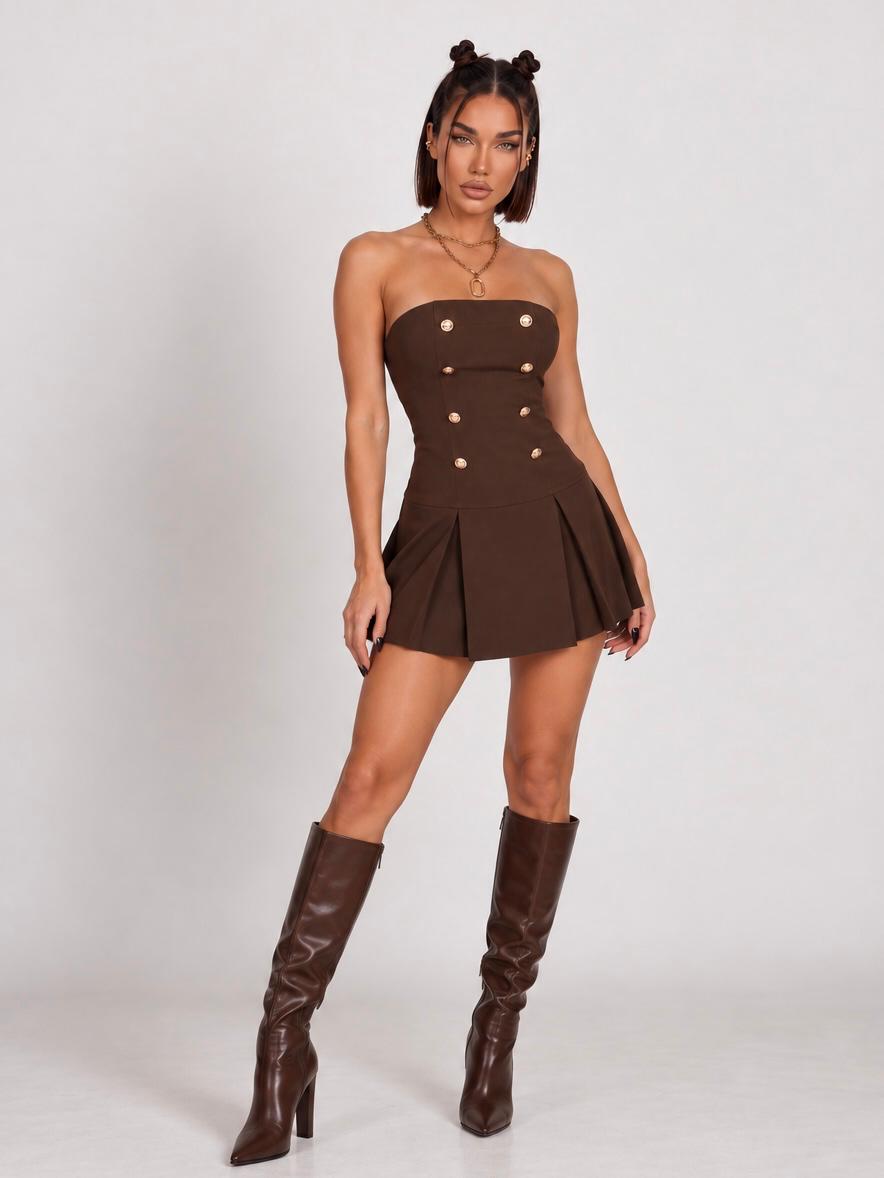 Abito Golden Ivy-Brown