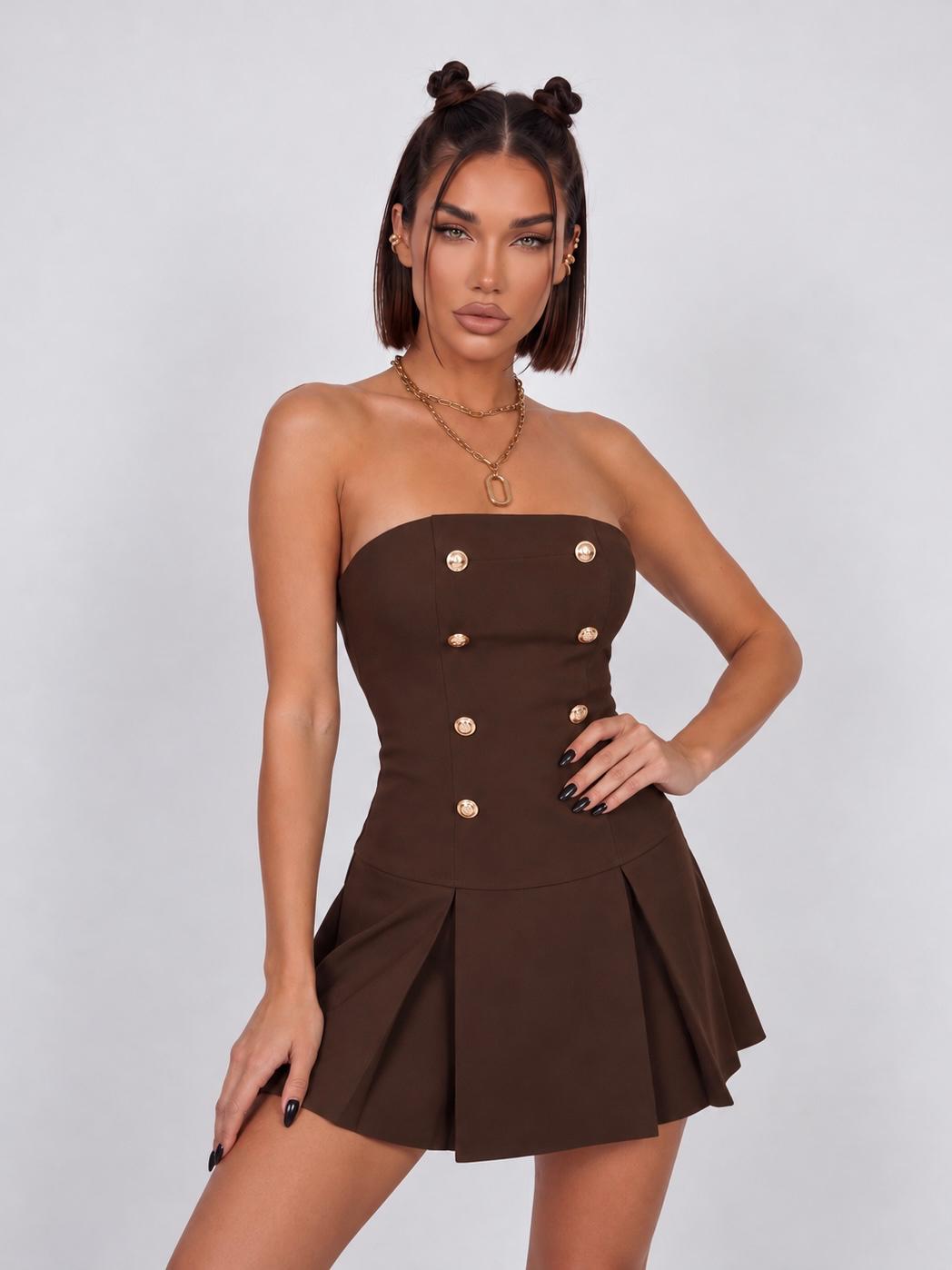 Abito Golden Ivy-Brown
