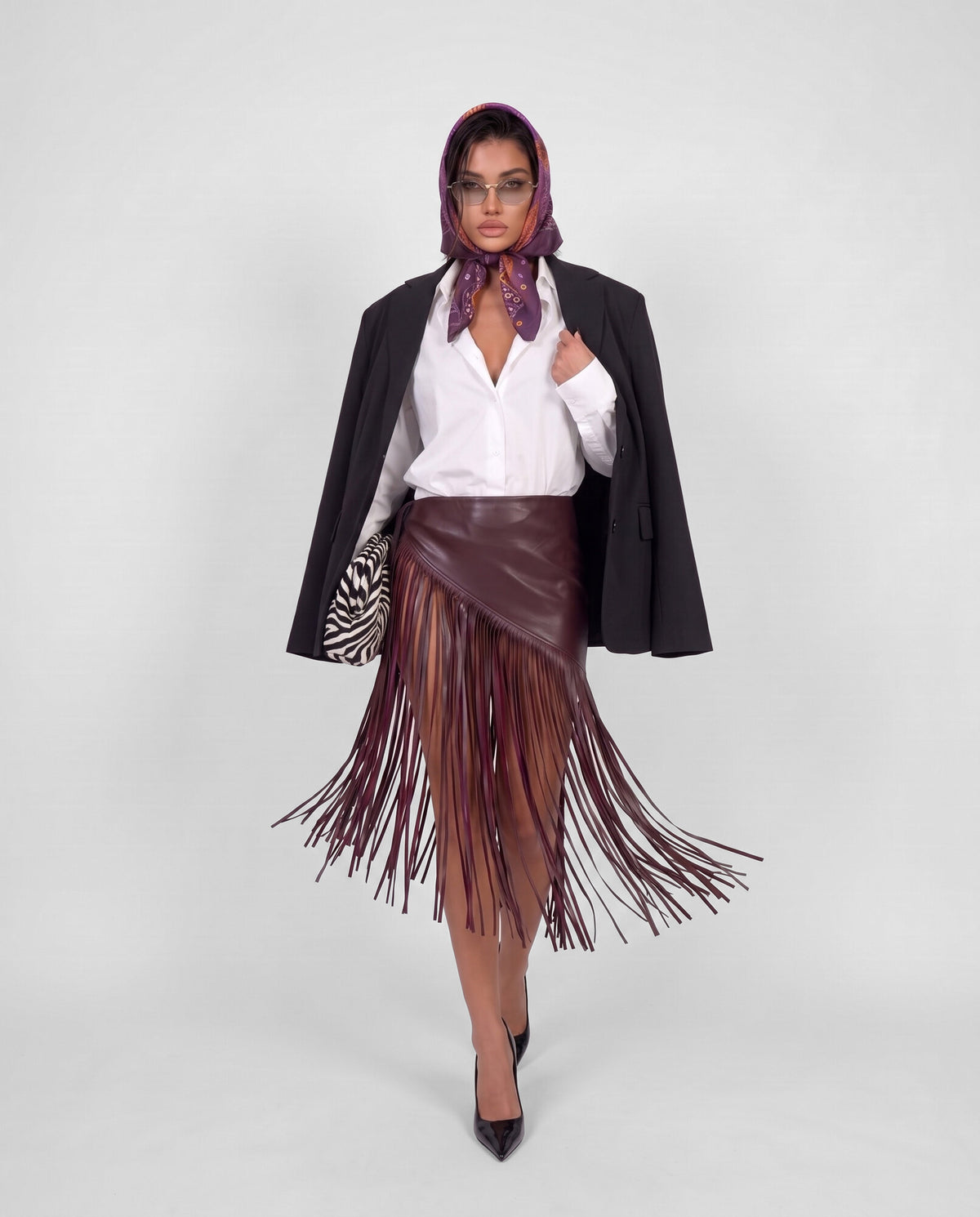 Total Look Leather Fringe