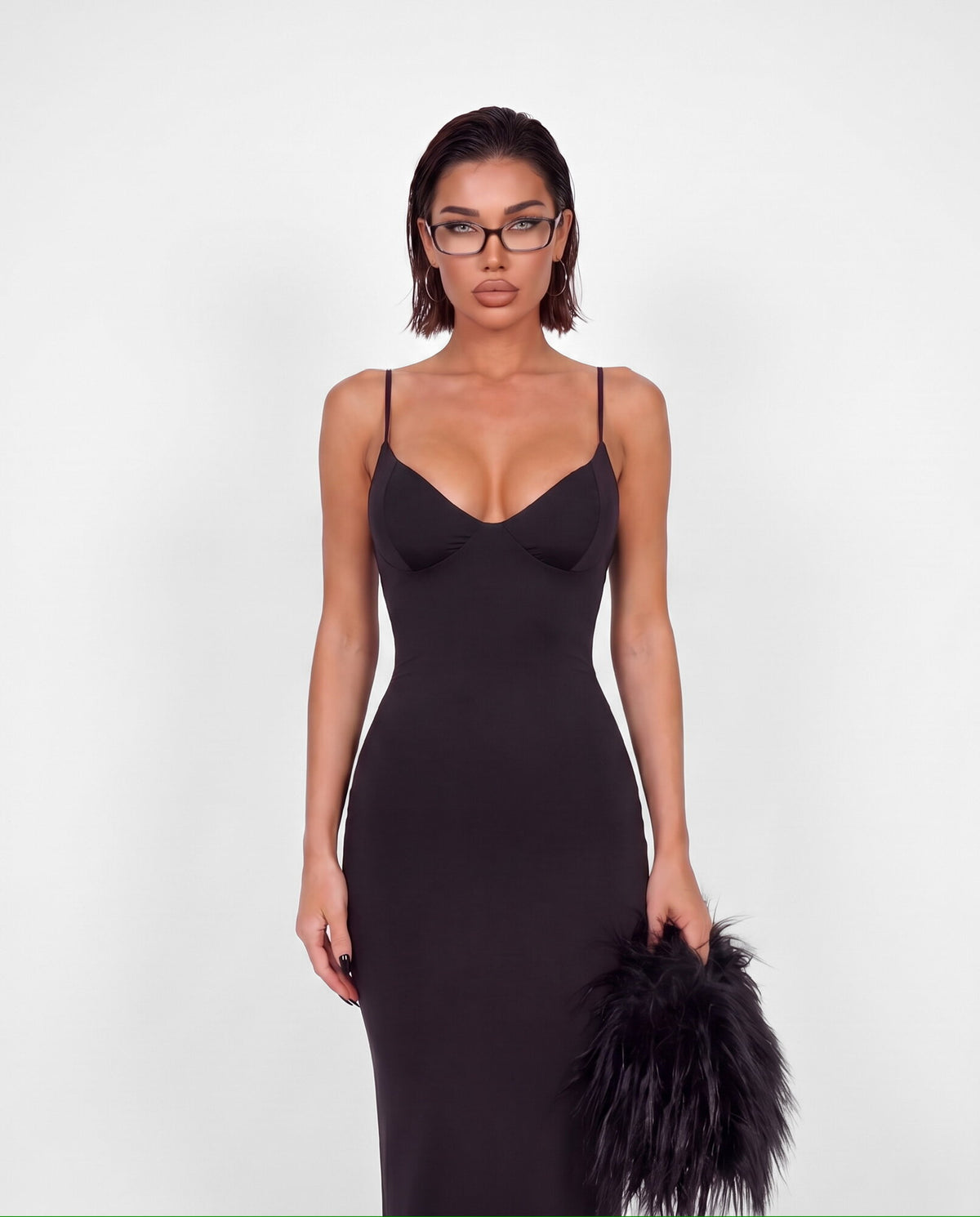 Abito Long Essential-Black