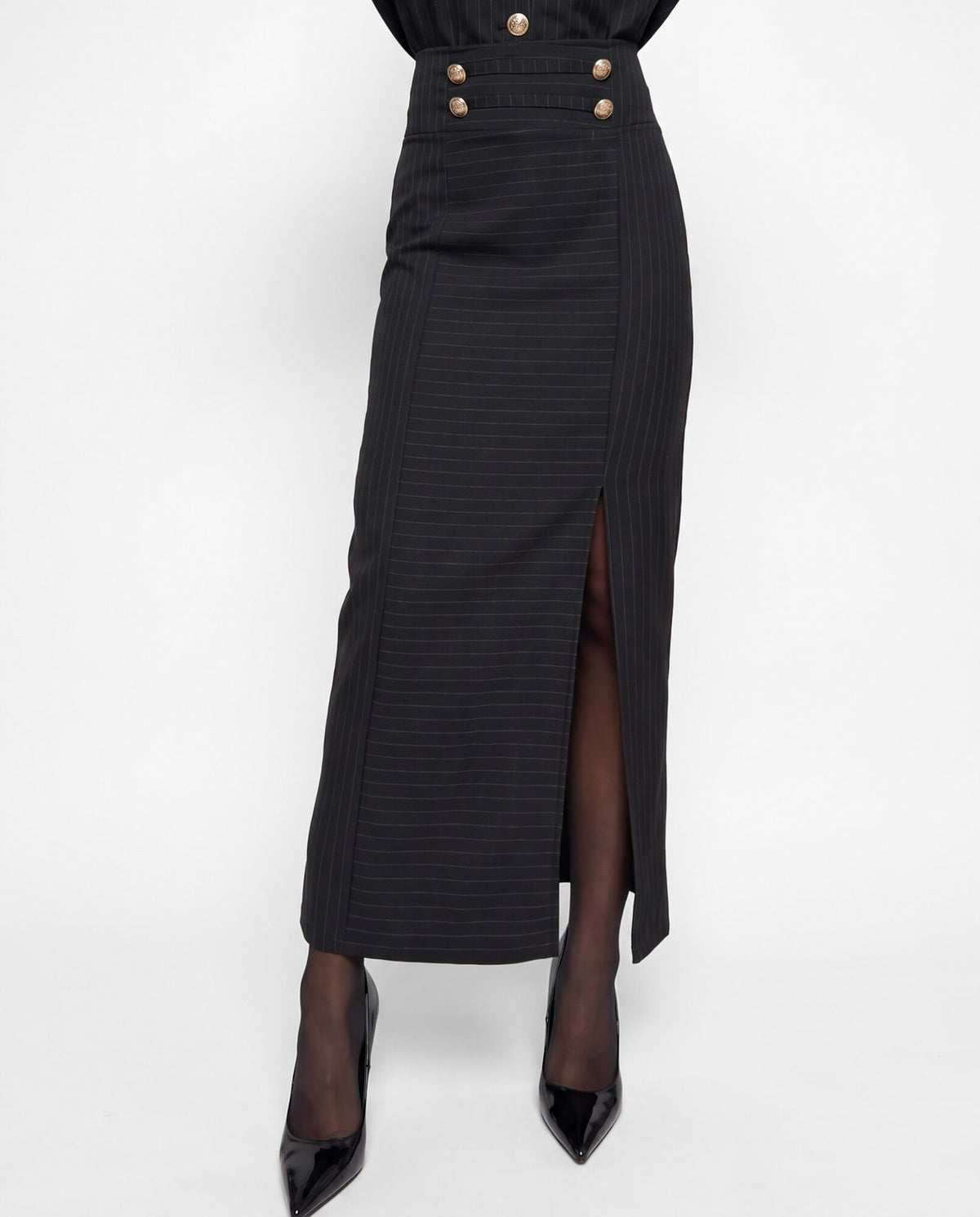 Completo Pinstripe Skirt