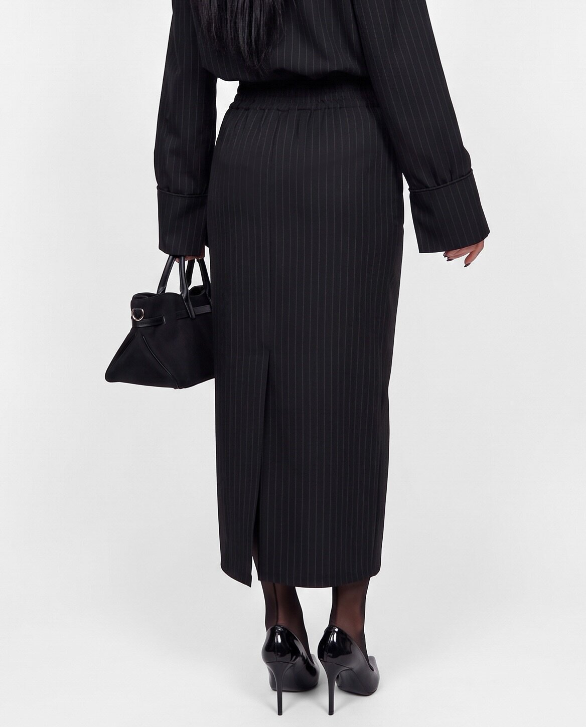 Completo Pinstripe Skirt