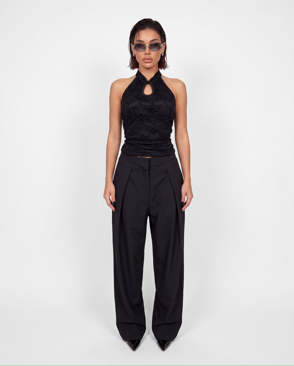Pantalone Sharp Cut-Black