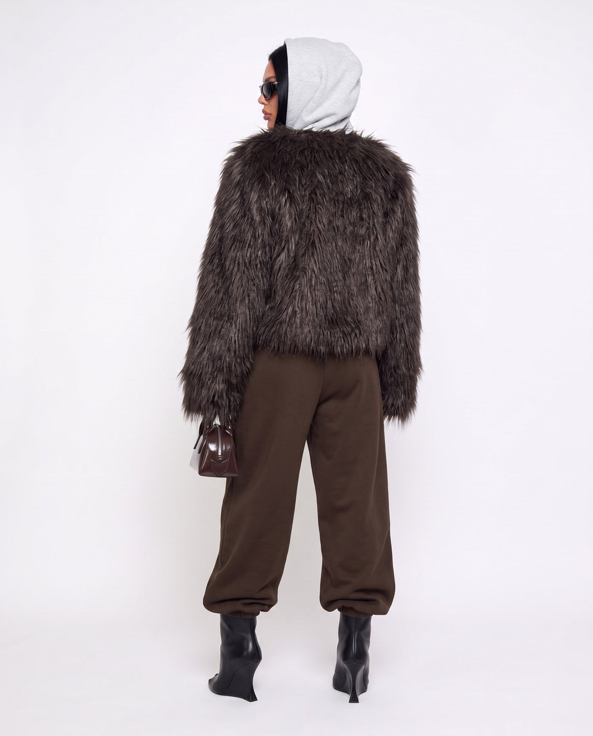 Total Look Fluffy Check