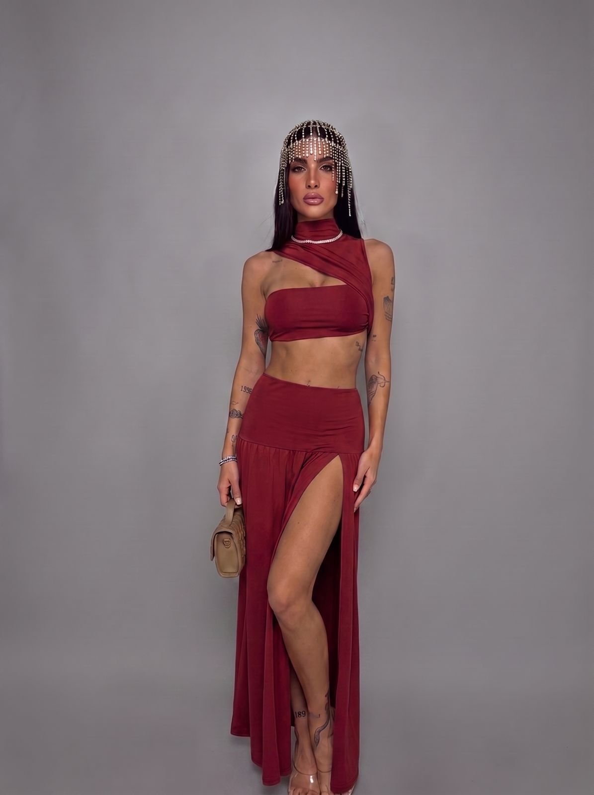 Completo Georgia-Cherry Red