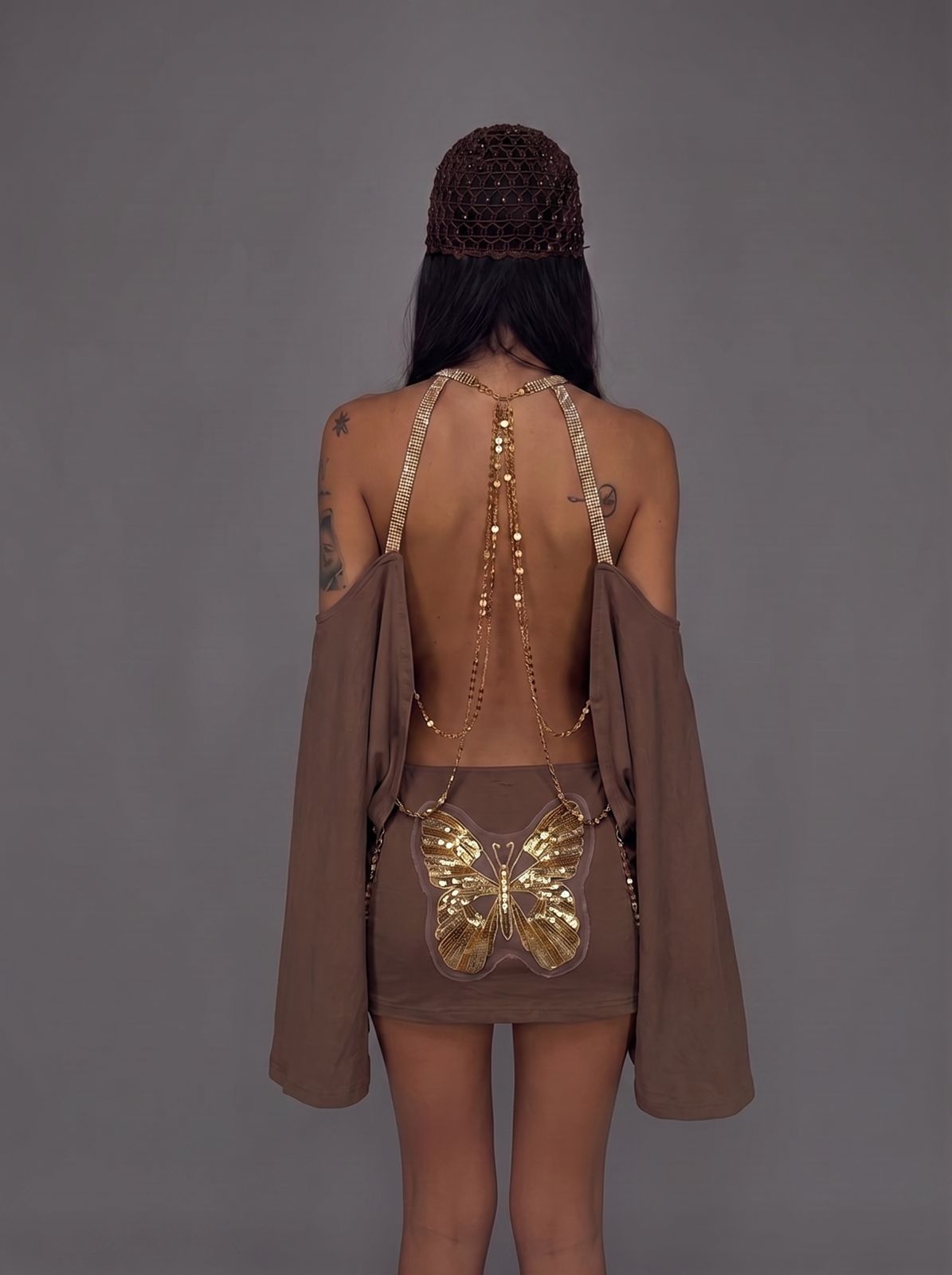 Abito Nina-Brown