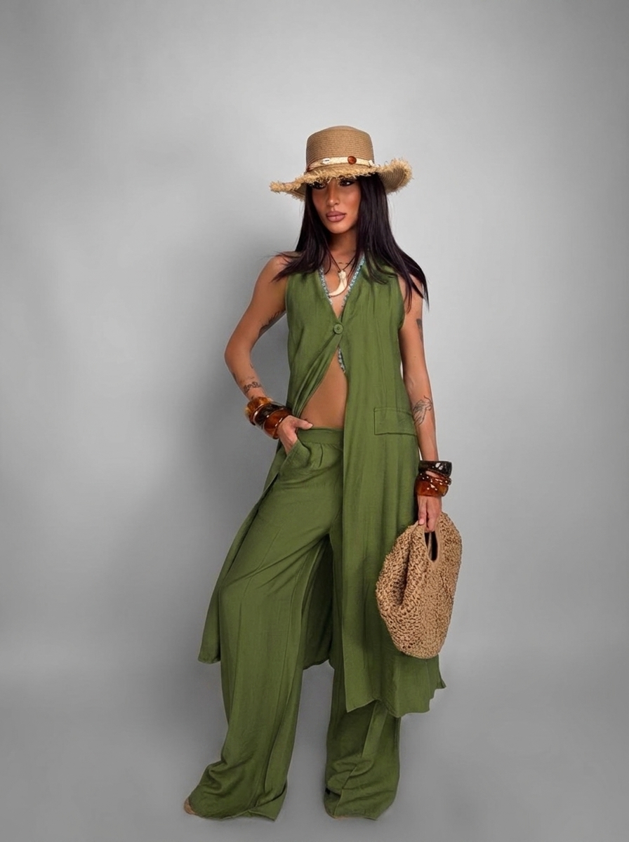 Completo 3 Pezzi Defined-Verde Militare
