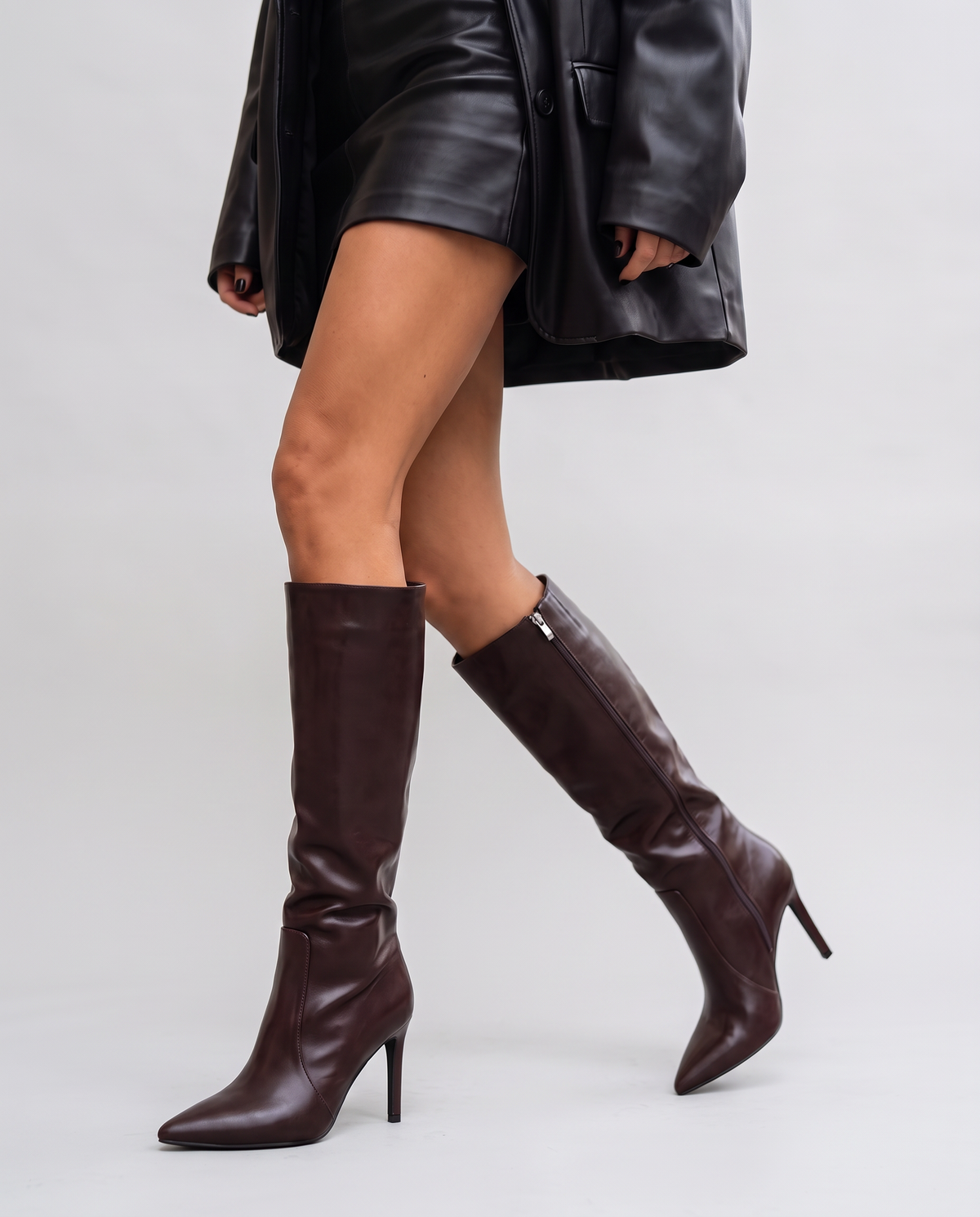 Stivale Spiked-Brown